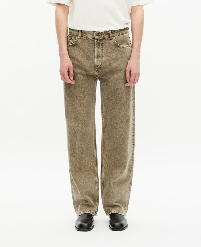 The Kooples HOMME OLIVE jean droit olive
