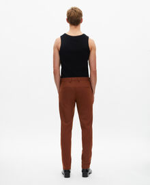 The Kooples HOMME ROUILLE pantalon de costume marron
