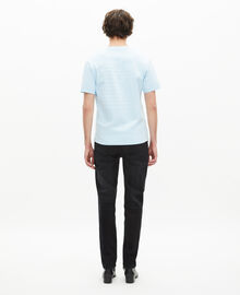 The Kooples HOMME BLUE SKY t-shirt what is bleu clair