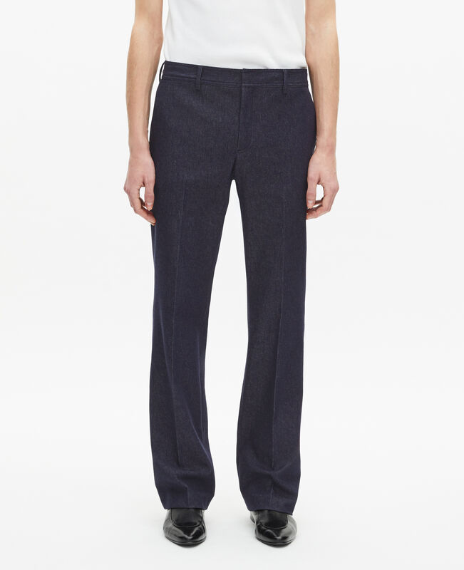 The Kooples HOMME NAVY pantalon de costume effet denim bleu