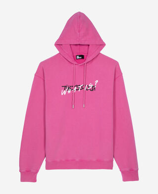 The Kooples HOMME FUSHIA sweatshirt à capuche what is rose