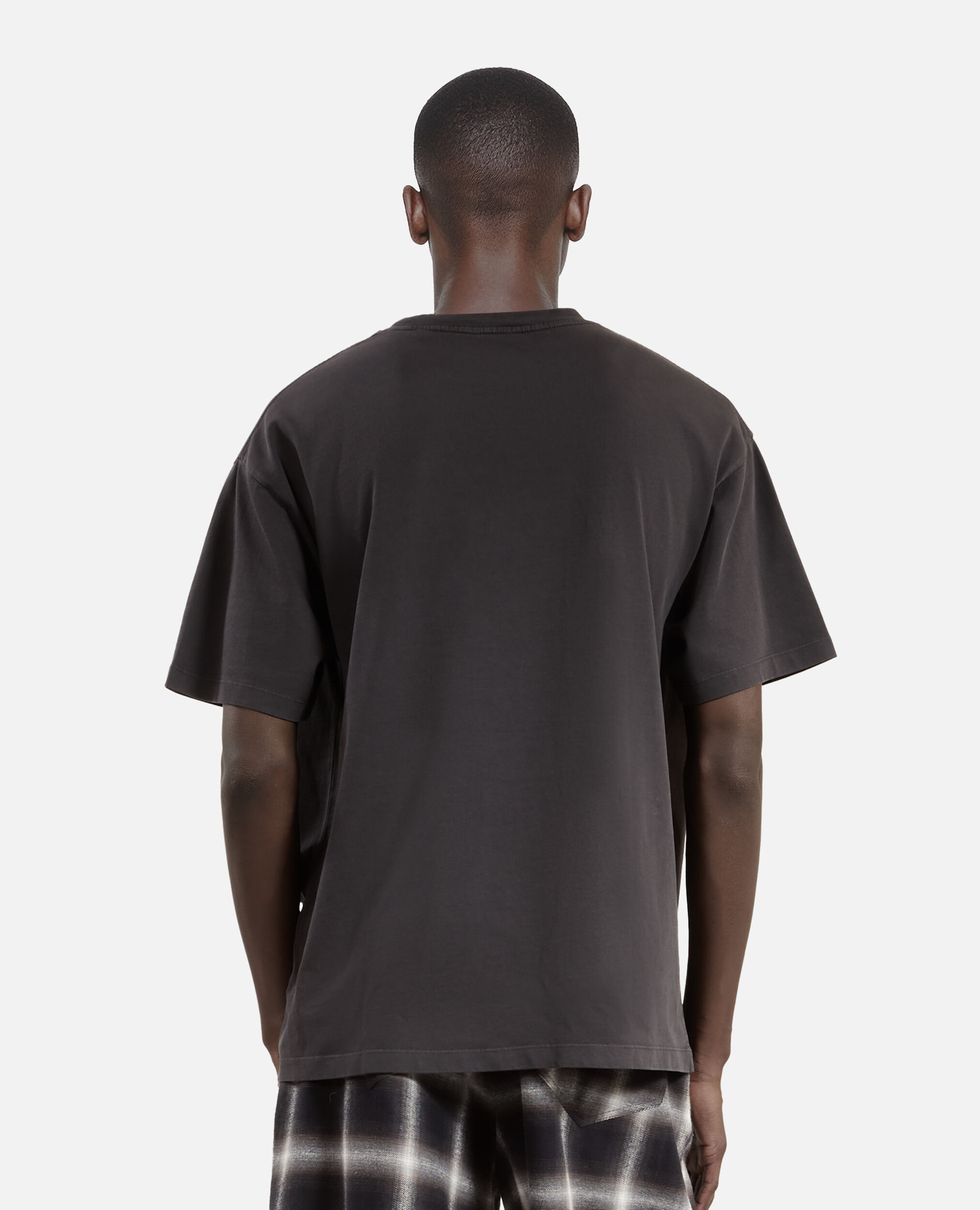 T-shirt avec logo délavé noir, BLACK WASHED, hi-res image number null