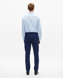 The Kooples HOMME NAVY pantalon de costume bleu