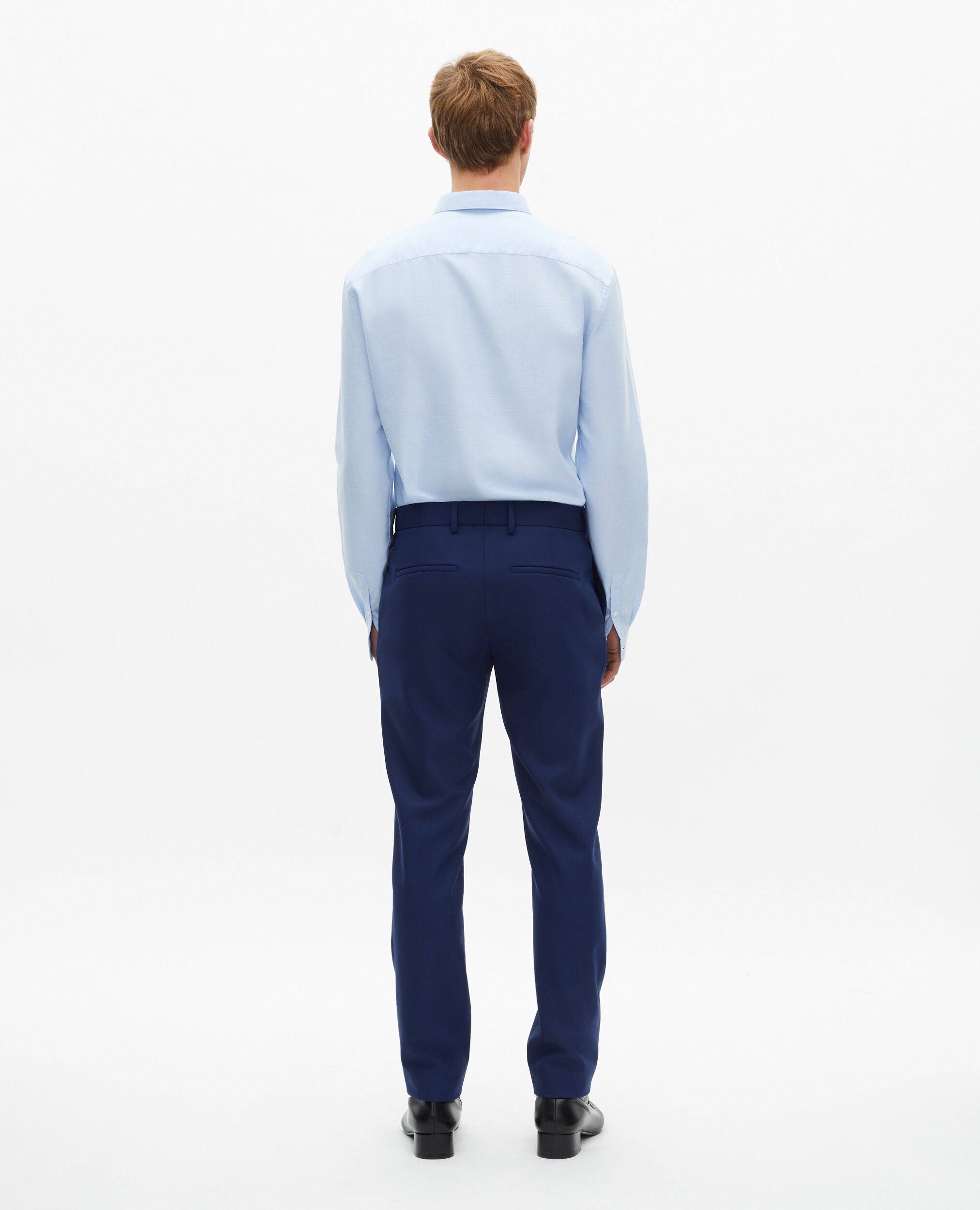 Pantalon de costume bleu, NAVY, hi-res image number null