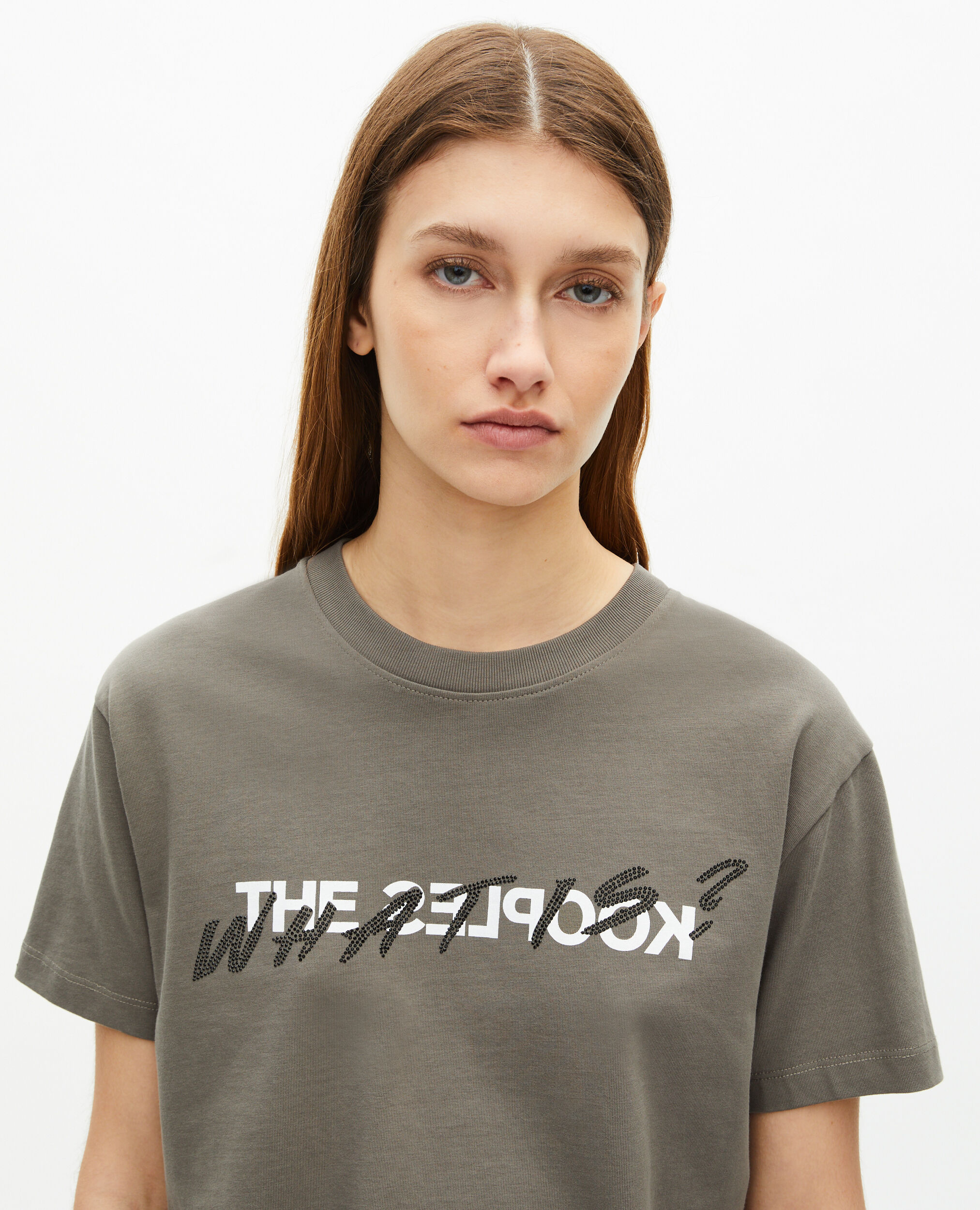 T-shirt What is kaki, OLIVE KAKI, hi-res image number null