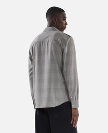 The Kooples HOMME BLACK WHITE chemise prince de galles noire et blanche