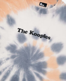 The Kooples HOMME NEW LIGHT BLUE t-shirt imprimé tie and dye bleu
