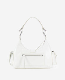 The Kooples FEMME WHITE sac amelia en cuir craquelé blanc