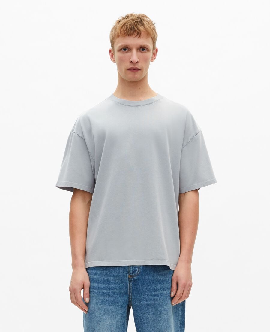 The Kooples HOMME BLUE GREY t-shirt avec sérigraphie bleu