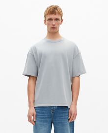 The Kooples HOMME BLUE GREY t-shirt avec sérigraphie bleu