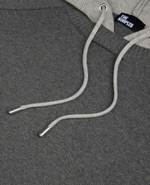 The Kooples HOMME MIDDLE GREY / ANTHRACITE pull en coton gris