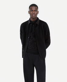 The Kooples HOMME BLACK chemise en dentelle noire