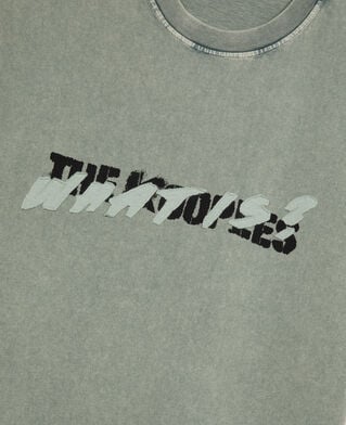 The Kooples HOMME BLUE/GREEN t-shirt what is vert