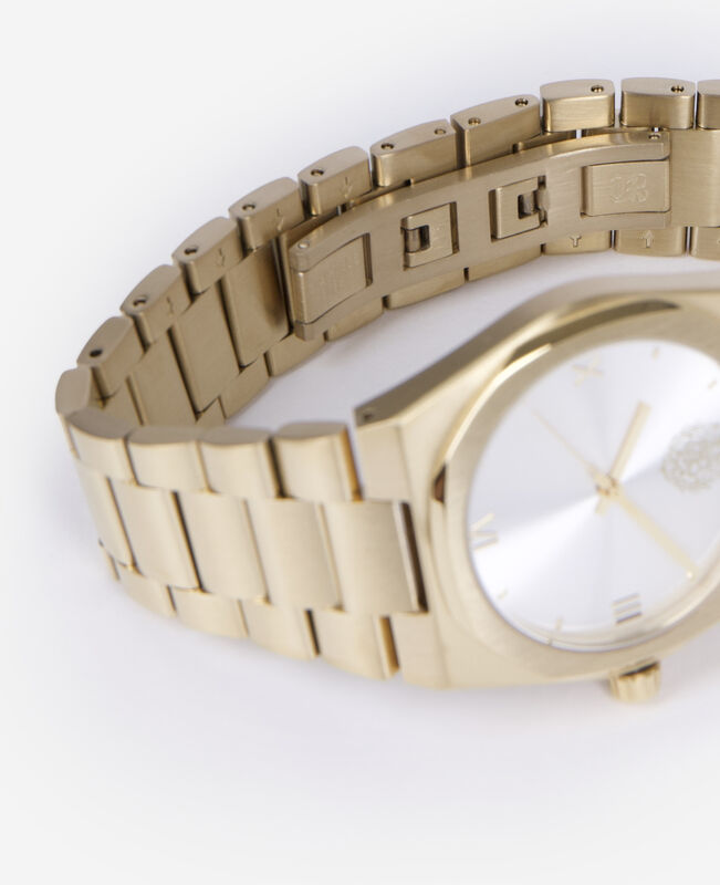The Kooples MIXTE GOLD montre avec blazon dorée