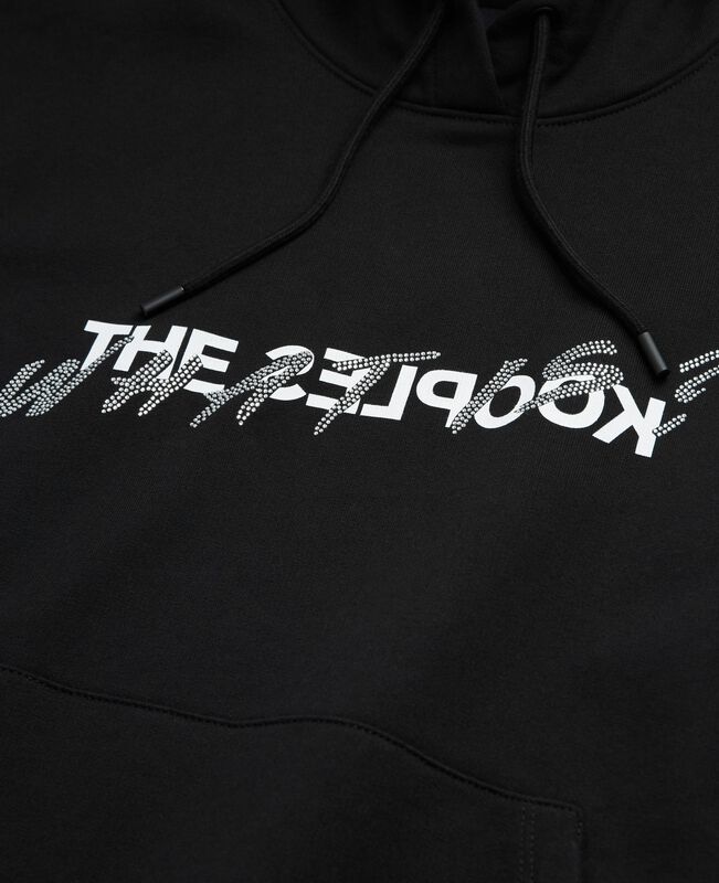The Kooples FEMME BLACK sweatshirt à capuche what is avec strass noir