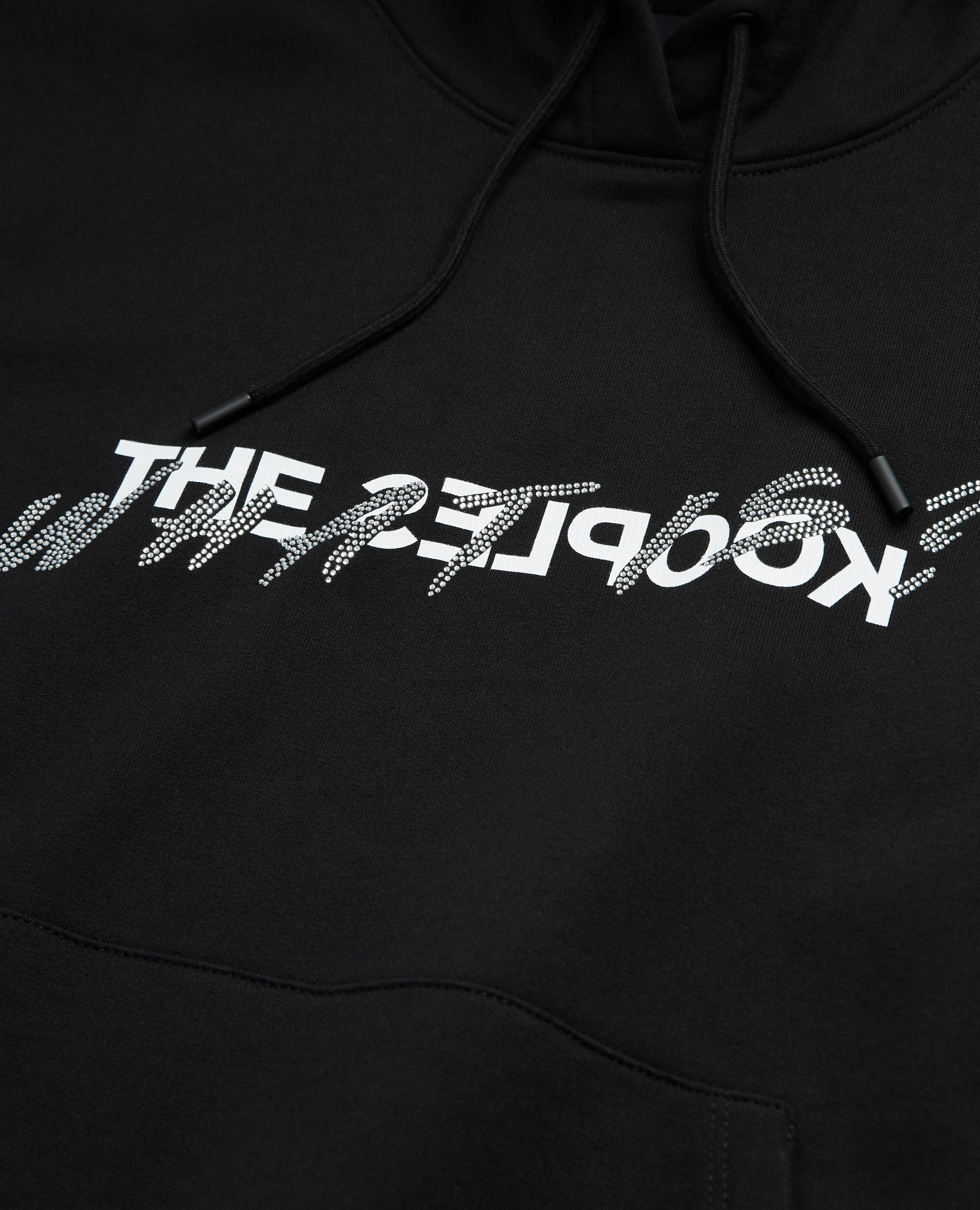 Sweatshirt à capuche What is avec strass noir, BLACK, hi-res image number null