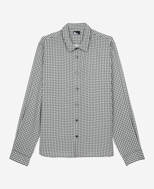 The Kooples HOMME BLACK WHITE chemise imprimé fleuri