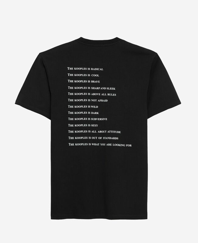 The Kooples FEMME BLACK t-shirt what is noir