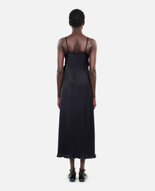 The Kooples FEMME BLACK robe nuisette longue noire