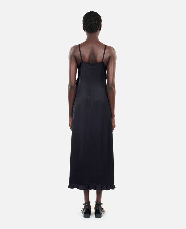 The Kooples FEMME BLACK robe nuisette longue noire