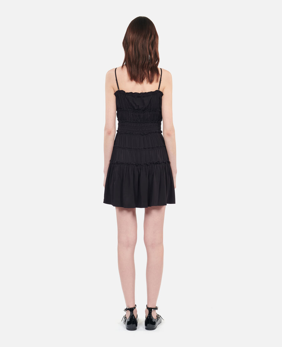 The Kooples WOMEN BLACK short black dress with bows