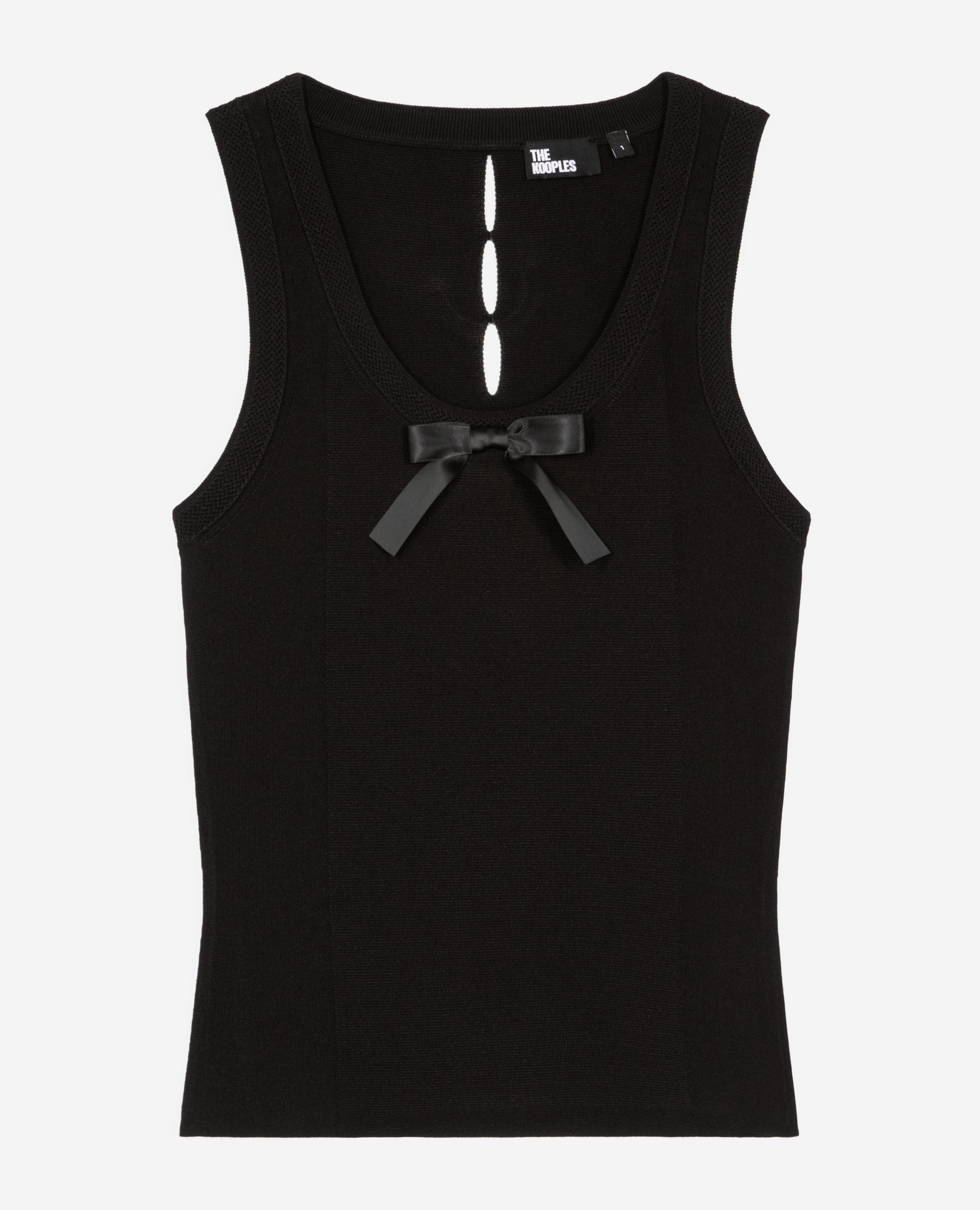 Top en maille noir, BLACK, hi-res image number null