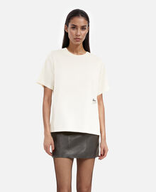 The Kooples FEMME ECRU t-shirt avec sérigraphie écru