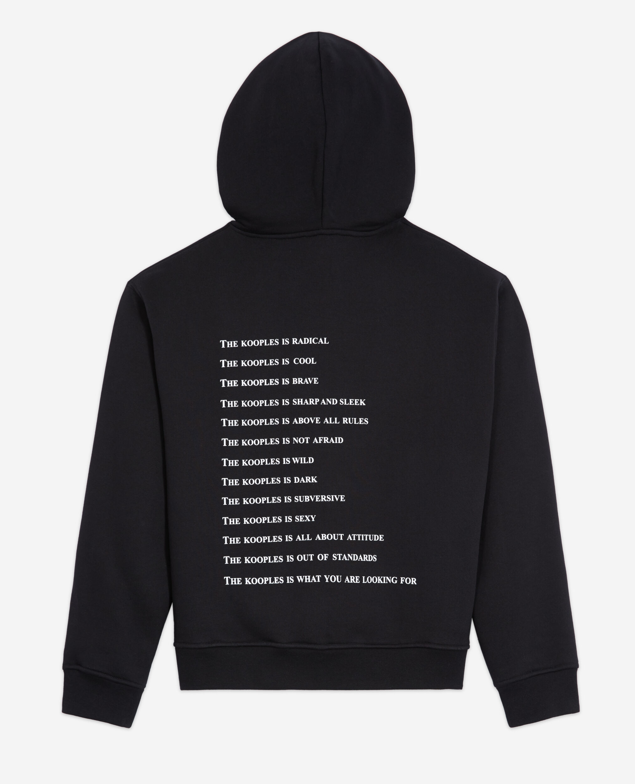 Sweatshirt à capuche What is noir, BLACK, hi-res image number null
