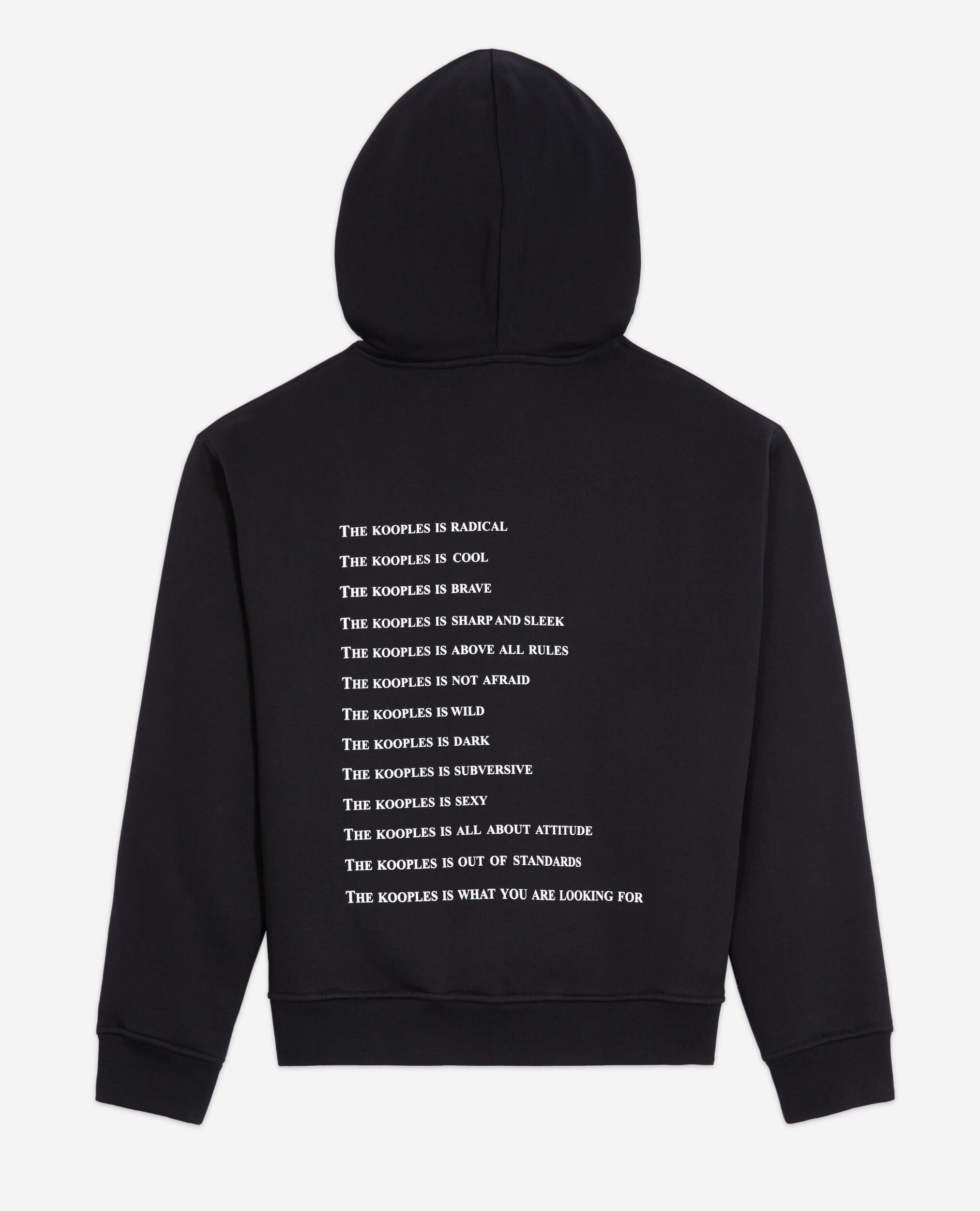 Sweatshirt à capuche What is noir, BLACK, hi-res image number null