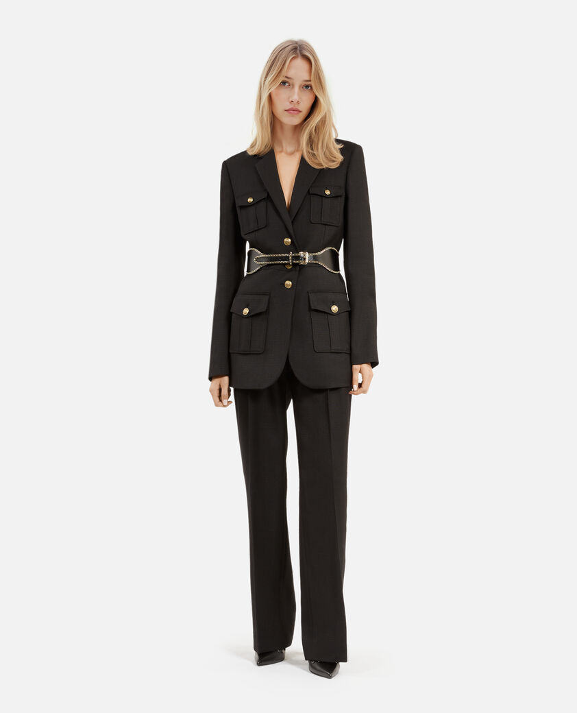 The Kooples DAMEN BLACK kostümjacke im saharastil schwarz