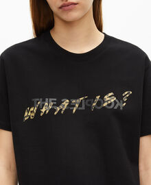 The Kooples FEMME BLACK t-shirt what is noir et léopard