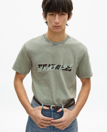 The Kooples HOMME BLUE/GREEN t-shirt what is vert