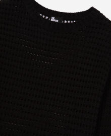 The Kooples FEMME BLACK pull ajouré mélangé noir