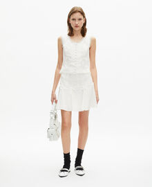 The Kooples FEMME ECRU top avec dentelle écru
