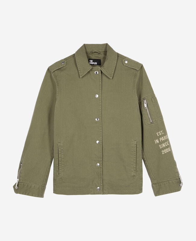 The Kooples FEMME KAKI veste kaki