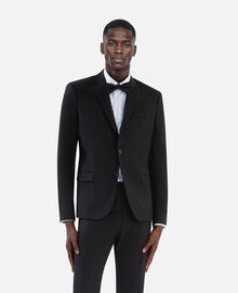 The Kooples HOMME BLACK veste de costume en laine noire coupe tailleur ajustée