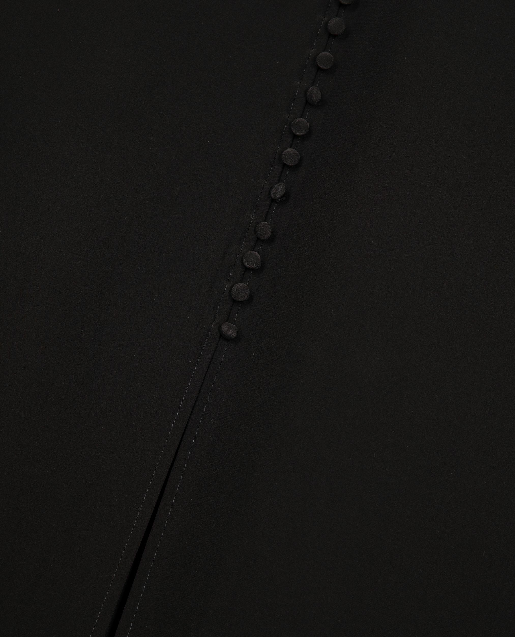 Jupe longue en soie noire, BLACK, hi-res image number null