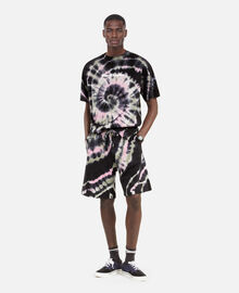 The Kooples HOMME ECRU GREEN short imprimé tie and dye noir