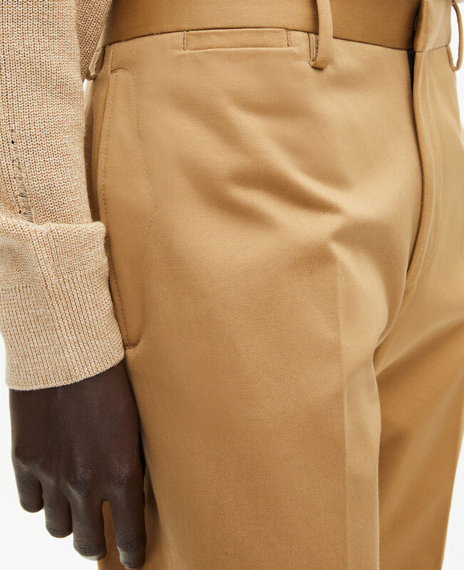 The Kooples HOMME CAMEL pantalon évasé camel