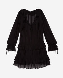 The Kooples FEMME BLACK STONE robe courte noire