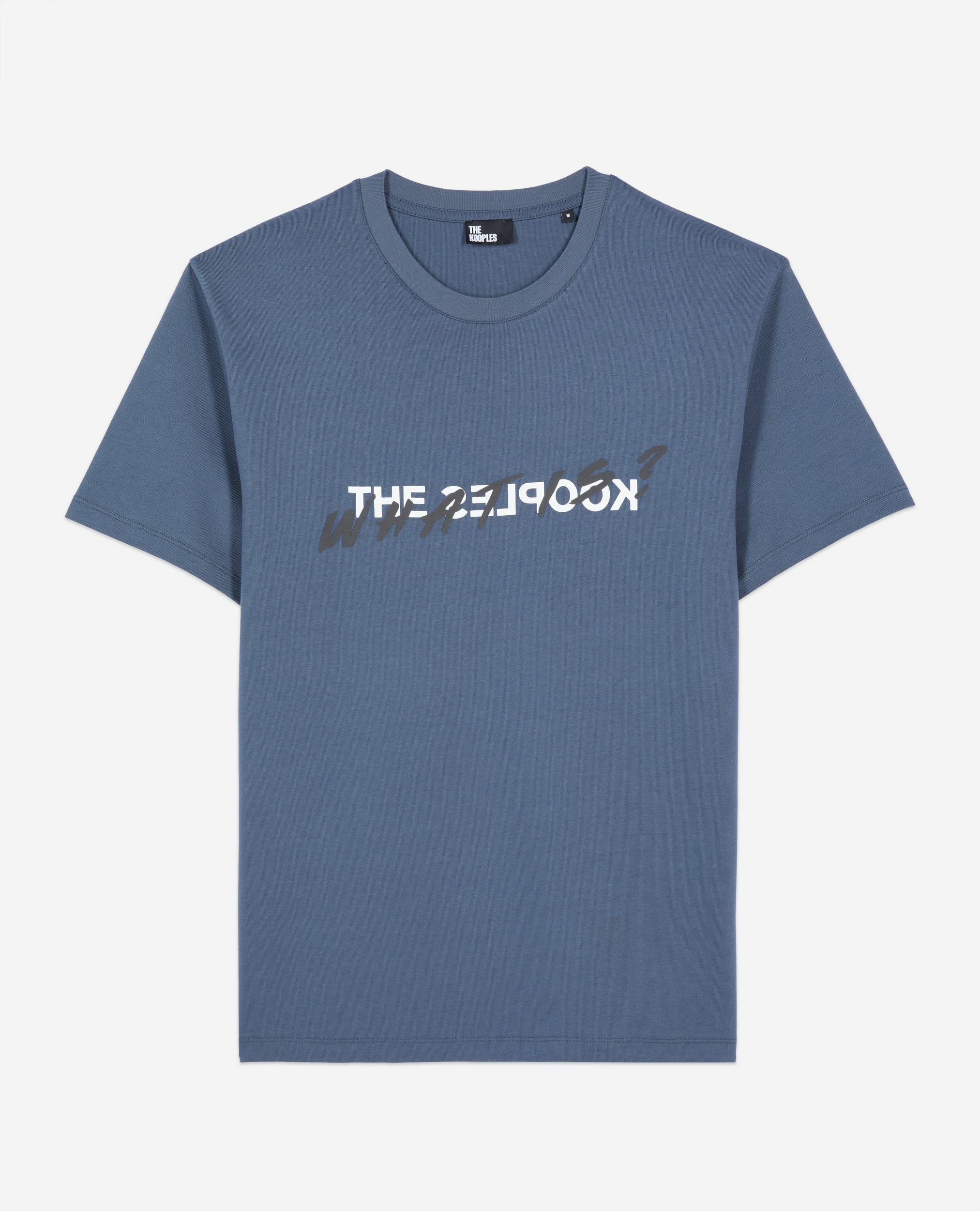T-shirt What is bleu foncé, DARK NAVY / DARK NAVY, hi-res image number null