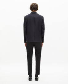 The Kooples HOMME DARK NAVY veste en laine mélangée bleu marine