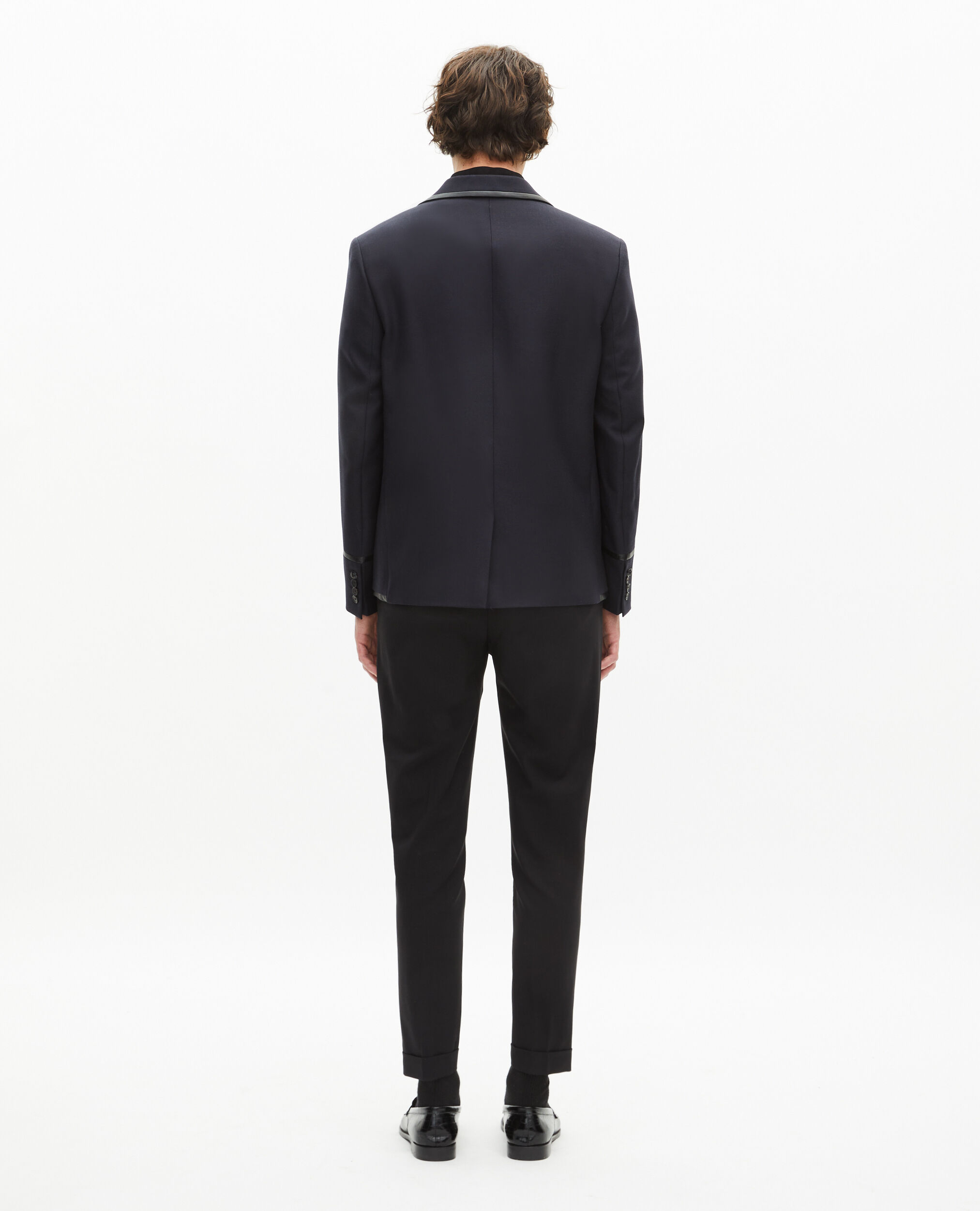 Veste en laine mélangée bleu marine, DARK NAVY, hi-res image number null