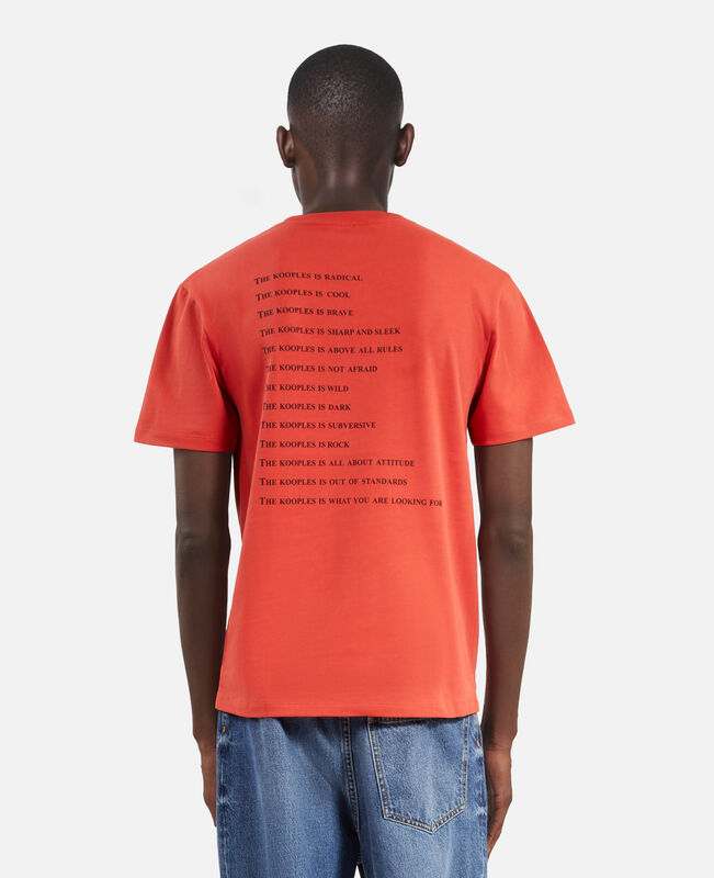 The Kooples HOMME RED t-shirt what is rouge