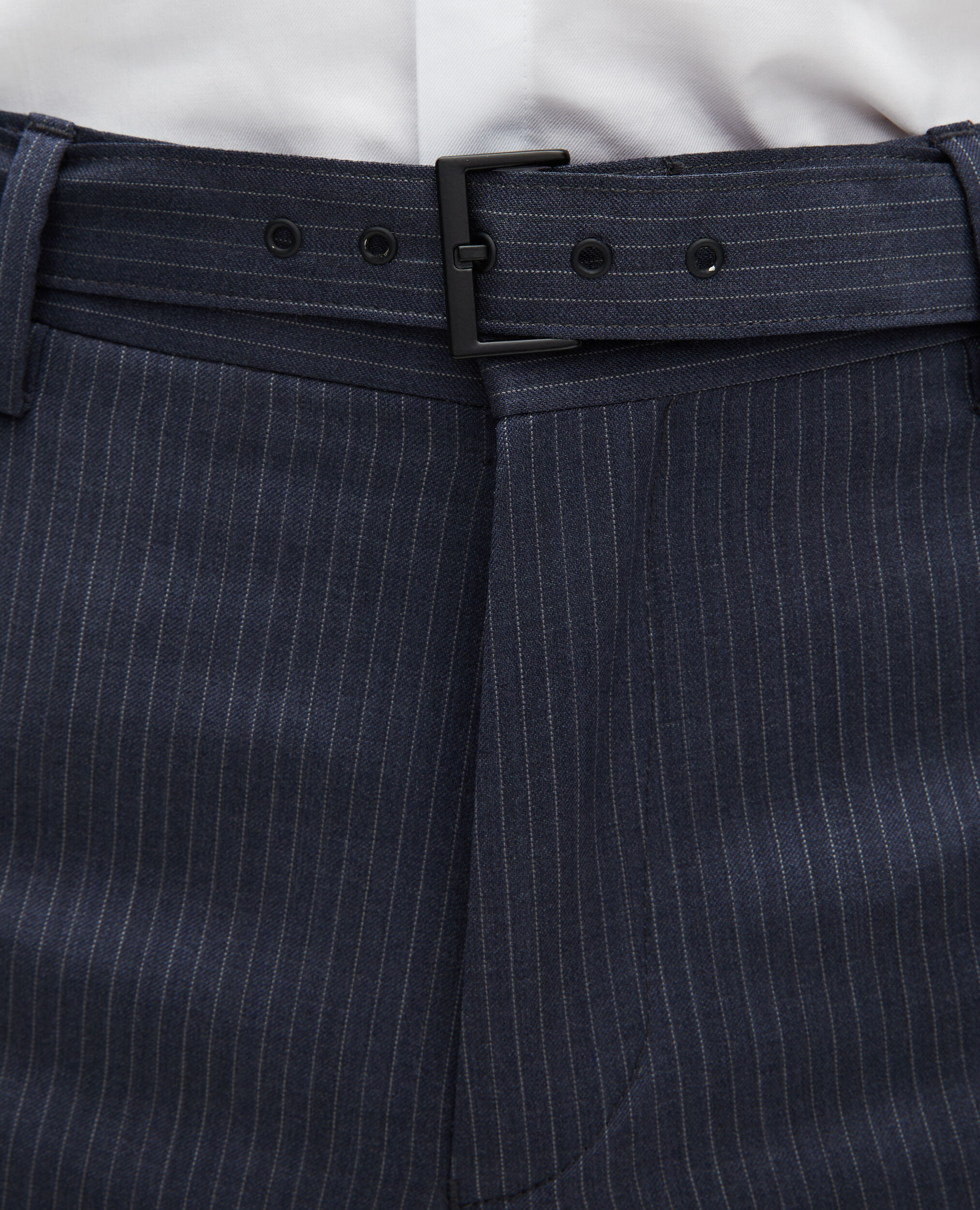 Pantalon de costume à rayures bleu, BLUE, hi-res image number null