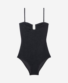 The Kooples FEMME BLACK maillot de bain the kooples x luz une pièce bustier noir