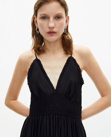 The Kooples FEMME BLACK robe longue noire