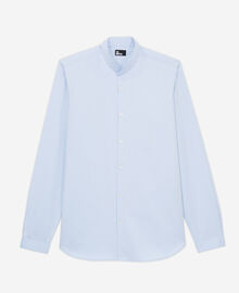 The Kooples HOMME LIGHT BLUE chemise col officier bleue