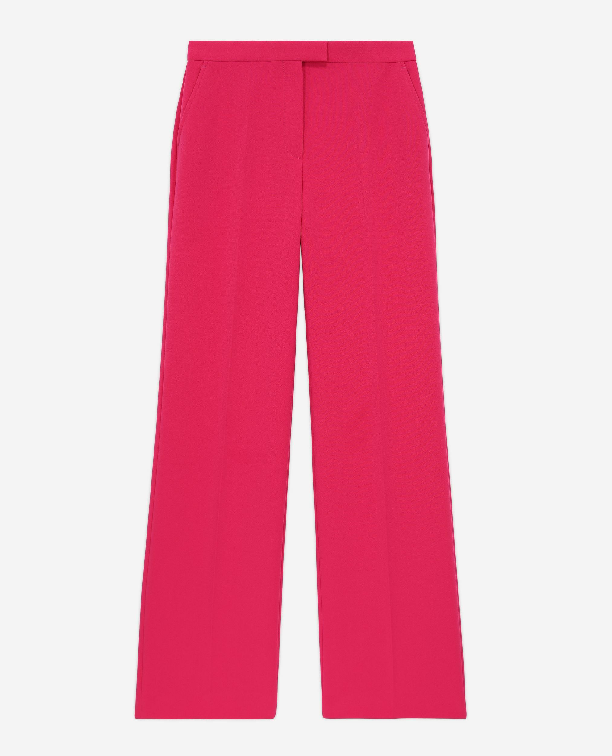 Pantalon tailleur rose en crêpe, PINK, hi-res image number null