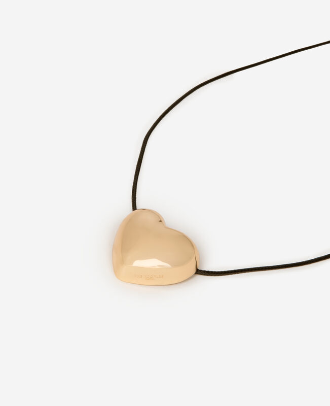 The Kooples FEMME GOLD collier pendentif cœur doré